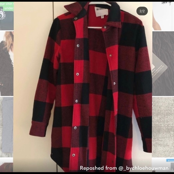 Reposh: Bb Dakota long flannel- - Picture 2 of 2